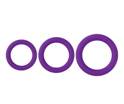 Ultimate Comfort Cock Ring Set - Three Pack