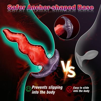 Red Devil Tentacle Fantasy Anal Dildo