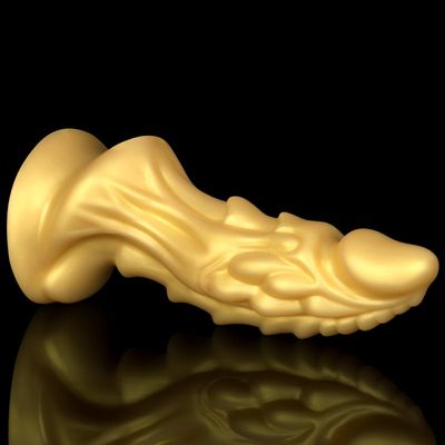 Wild Fantasy Gold Unicorn Dildo