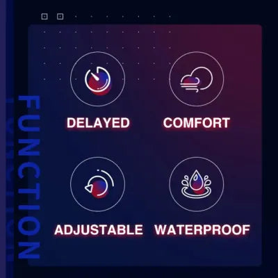 Silicone Cock Ring Set - 9pcs