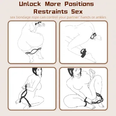 Fetish Bondage Rope Cuffs