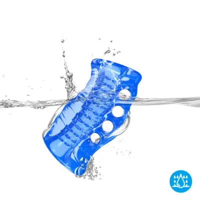 Blue Male Masturbator Stroker with Fingle Holes