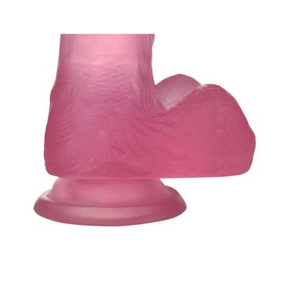 Lovetoy 6" Jelly Studs Crystal Dildo
