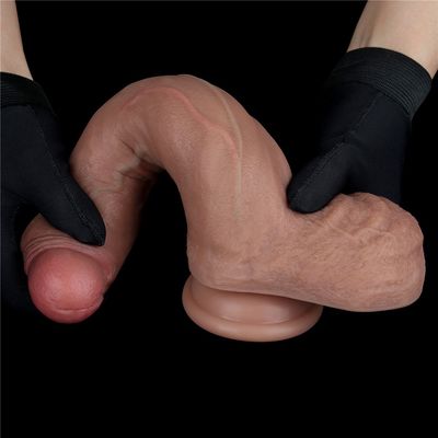 Lovetoy 8.5'' Dual Layered Silicone Cock
