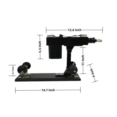 Thrusting Sex Machine – ​Adjustable 6 Attachments & Plug-In Power