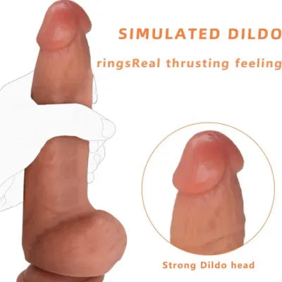 Realistic Fat Dildo with Suction Base