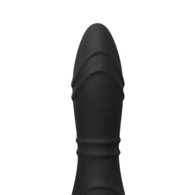 Wavy Prostate Vibrator With Dual Cock Ring