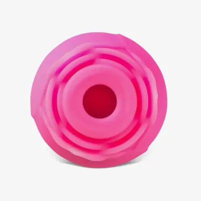Glow-in-the-Dark Magenta Silicone Rechargeable Clitoral Sucking Rose