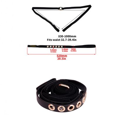 Adjustable PU Chastity Support Strap