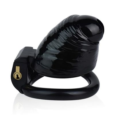 Realistic Black Penis Cage Chastity Cage