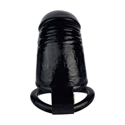 Realistic Black Penis Cage Chastity Cage