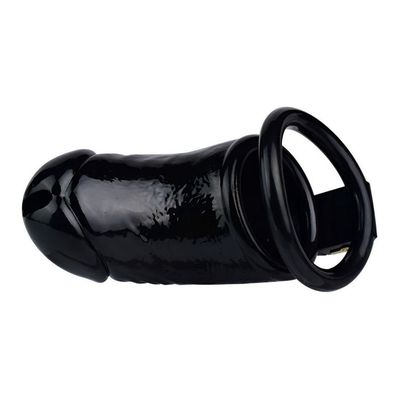 Realistic Black Penis Cage Chastity Cage
