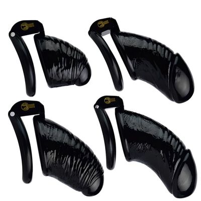 Realistic Black Penis Cage Chastity Cage