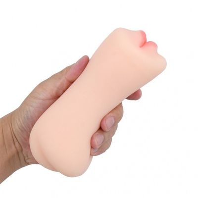 Double Holes Realistic Vagina and Deep Throat Masturbator