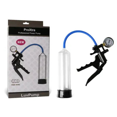 LuvPump ProXtra Pistol Pump with Gauge Quick Release Valve