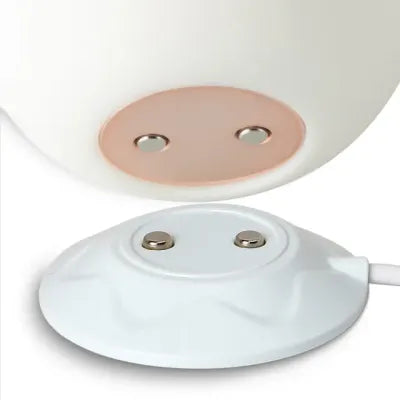 Silicone Red & White Clitoral Sucking Rose Vibrator