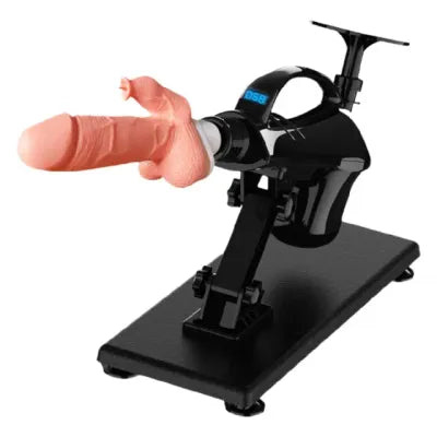 Thrusting Sex Machine – ​Adjustable 4 Attachments & Plug-In Power