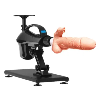 Thrusting Sex Machine – ​Adjustable 4 Attachments & Plug-In Power
