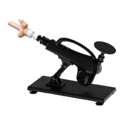 Thrusting Sex Machine – ​Adjustable 4 Attachments & Plug-In Power