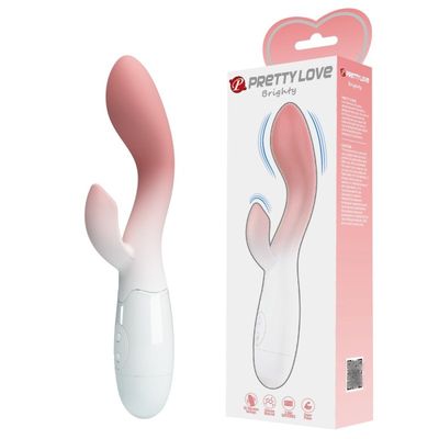 Pretty Love Silicone Brighty Gradient Tranquil G-spot Dual Vibrator