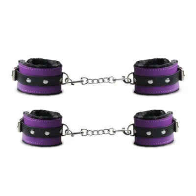 Purple 8 Piece BDSM Bondage Kit