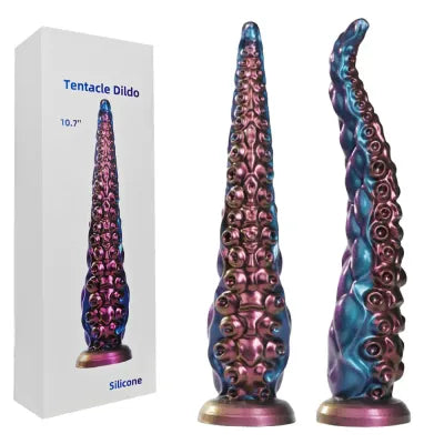 Octopus Tentacle Suckers Silicone Anal Dildo