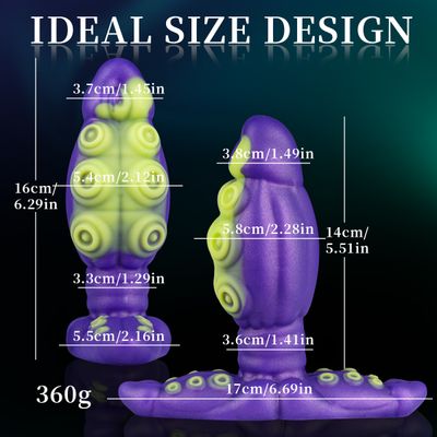 Radioactive Monster Tentacle Fantasy Anal Dildo