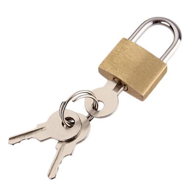 Brass Padlock with 2 Keys