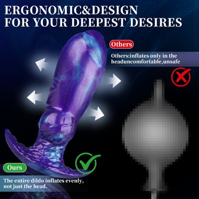 Greedy Hole Realistic Inflatable Anal Dildo