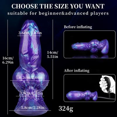 Greedy Hole Realistic Inflatable Anal Dildo