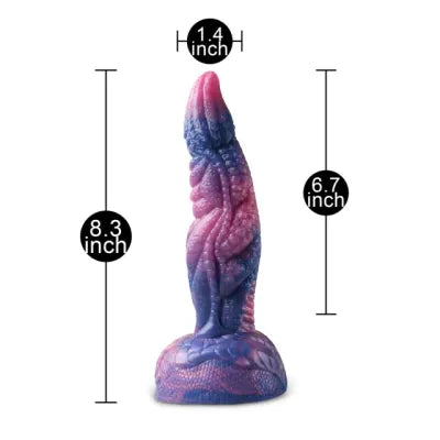Purple Alien Dildo with Suction Cup