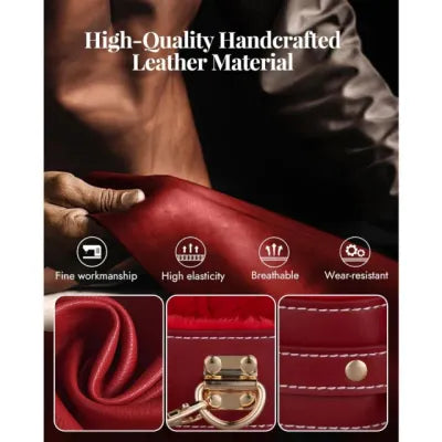 Red 11 Piece BDSM Bondage Kit