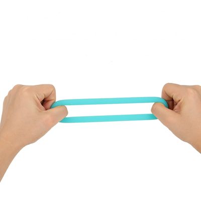 Aqua Blue Plump Silicone Triple Cock Ring Set