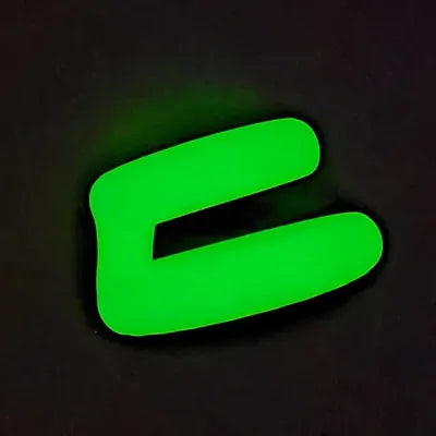 Glow-in-the-Dark Silicone Dual Penis Ring