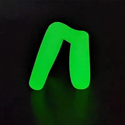 Glow-in-the-Dark Silicone Dual Penis Ring