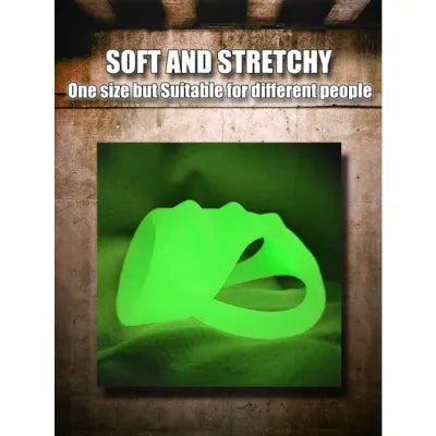 Glow-in-the-Dark Silicone Dragon Penis Delay Sleeve