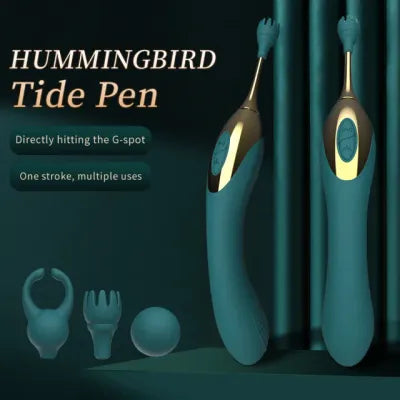 Hummingbird High Frequency 3 Silicone Heads Vibrator