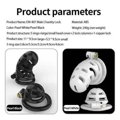 Nub & Big Chastity Cage (Buy One Get One Free)