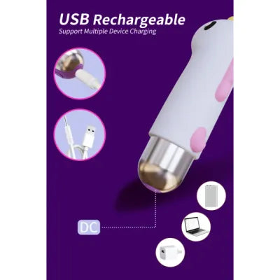 Silicone Unicorn Vibrating Sex Bullet