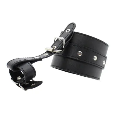 Handcuff / Ankle Cuffs with Toe and Thumb Buckle Restraints