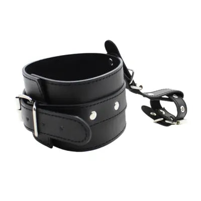 Handcuff / Ankle Cuffs with Toe and Thumb Buckle Restraints