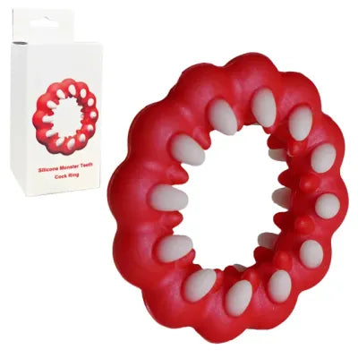 Fangs Silicone Fantasy Cock Ring