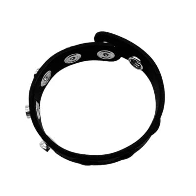 Rock Solid Silicone 5-Snap Cock Ring