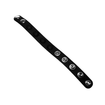 Rock Solid Silicone 5-Snap Cock Ring