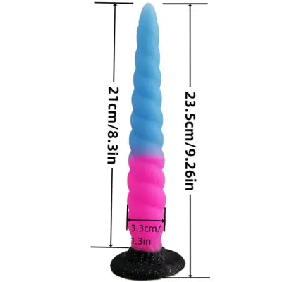 Unicorn Horn Silicone Fantasy Anal Dildo