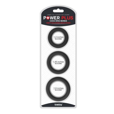 Lovetoy Power Plus Soft Silicone Pro Ring Set