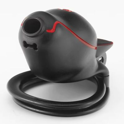 Slave Dog Head Chastity Cage