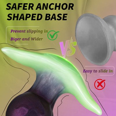 Fantasy Aqua Monster Knot Anal Dildo