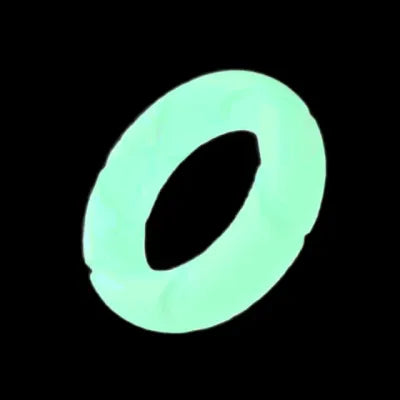 Glow-in-the-Dark Silicone Spiral Cock Ring