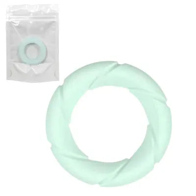 Glow-in-the-Dark Silicone Spiral Cock Ring